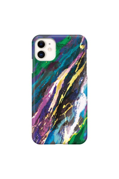 APPLE - iPhone 11 - 3D Snap Case - Marble Emerald Pearl