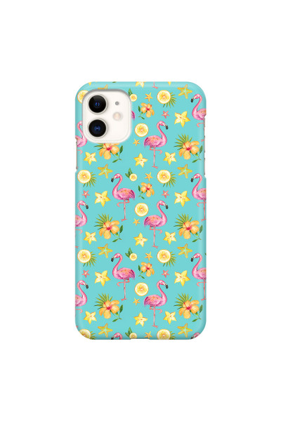 APPLE - iPhone 11 - 3D Snap Case - Tropical Flamingo I