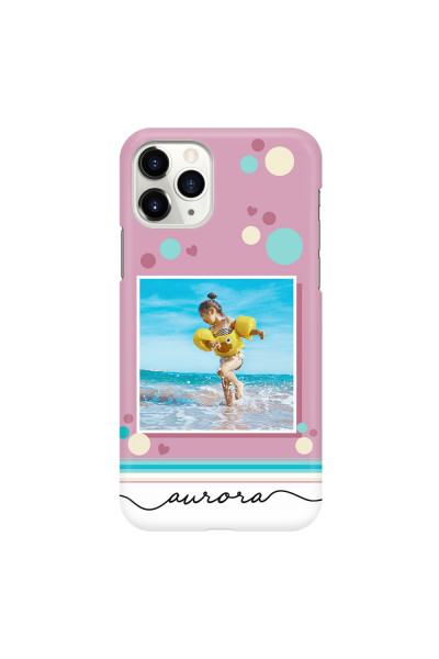 APPLE - iPhone 11 Pro - 3D Snap Case - Cute Dots Photo Case