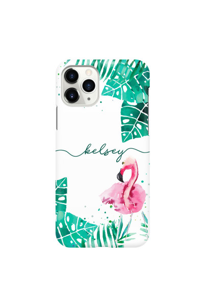 APPLE - iPhone 11 Pro - 3D Snap Case - Flamingo Watercolor