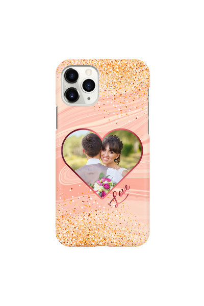 APPLE - iPhone 11 Pro - 3D Snap Case - Glitter Love Heart Photo
