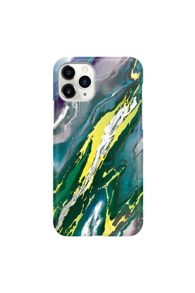 APPLE - iPhone 11 Pro - 3D Snap Case - Marble Rainforest Green