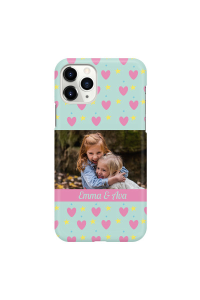 APPLE - iPhone 11 Pro Max - 3D Snap Case - Heart Shaped Photo