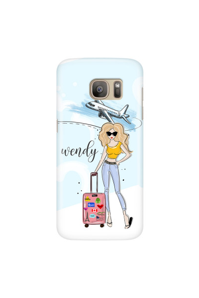 SAMSUNG - Galaxy S7 - 3D Snap Case - Travelers Duo Blonde