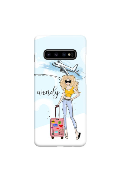 SAMSUNG - Galaxy S10 - 3D Snap Case - Travelers Duo Blonde