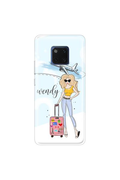 HUAWEI - Mate 20 Pro - Soft Clear Case - Travelers Duo Blonde