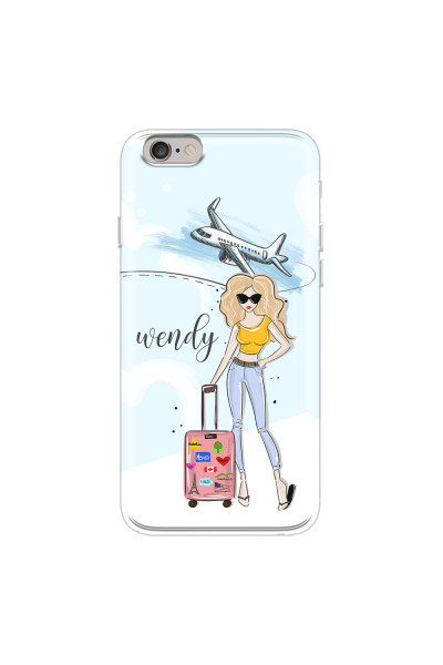 APPLE - iPhone 6S - Soft Clear Case - Travelers Duo Blonde
