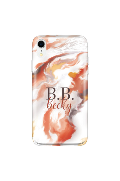 APPLE - iPhone XR - Soft Clear Case - Streamflow Autumn Passion