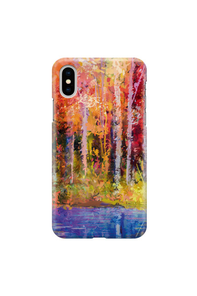 APPLE - iPhone XS - 3D Snap Case - Autumn Silence