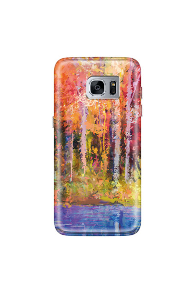 SAMSUNG - Galaxy S7 Edge - Soft Clear Case - Autumn Silence
