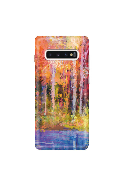 SAMSUNG - Galaxy S10 Plus - Soft Clear Case - Autumn Silence