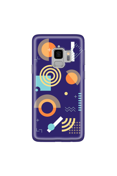 SAMSUNG - Galaxy S9 - Soft Clear Case - Retro Style Series I.
