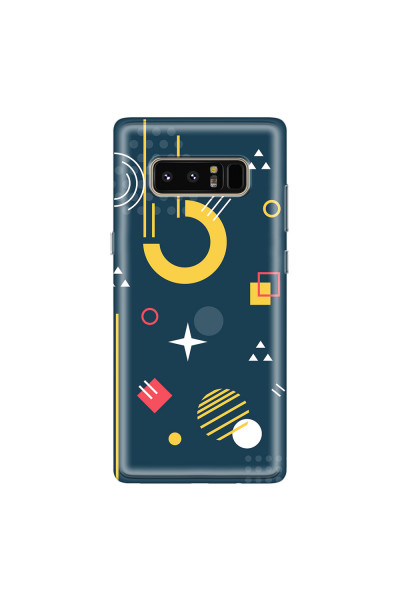 SAMSUNG - Galaxy Note 8 - Soft Clear Case - Retro Style Series II.