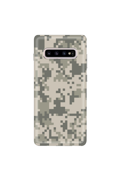 SAMSUNG - Galaxy S10 - Soft Clear Case - Digital Camouflage