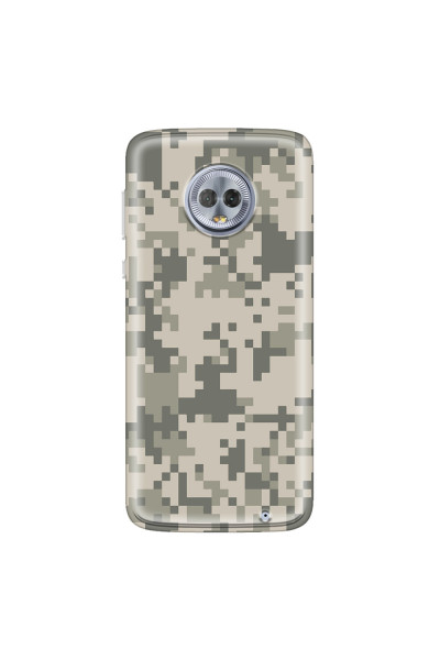 MOTOROLA by LENOVO - Moto G6 Plus - Soft Clear Case - Digital Camouflage