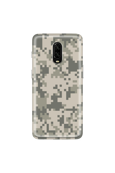 ONEPLUS - OnePlus 6T - Soft Clear Case - Digital Camouflage