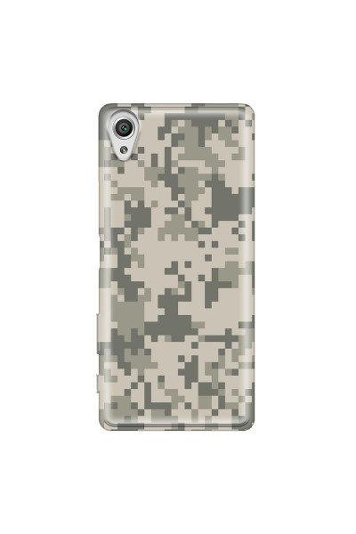 SONY - Sony XA1 - Soft Clear Case - Digital Camouflage