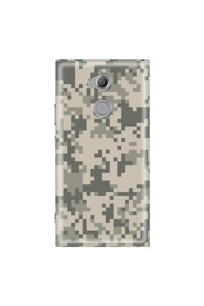 SONY - Sony XA2 Ultra - Soft Clear Case - Digital Camouflage