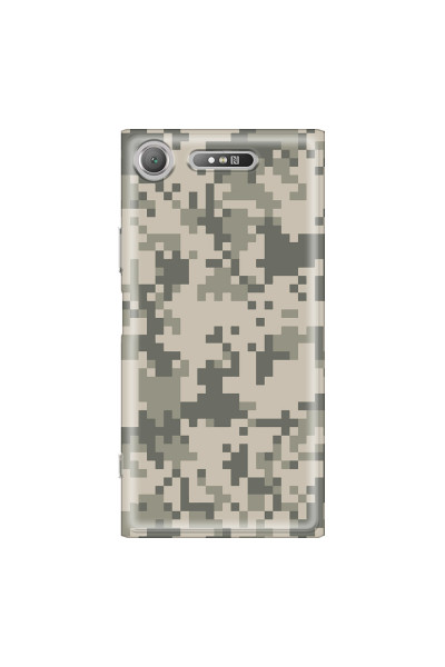 SONY - Sony XZ1 - Soft Clear Case - Digital Camouflage