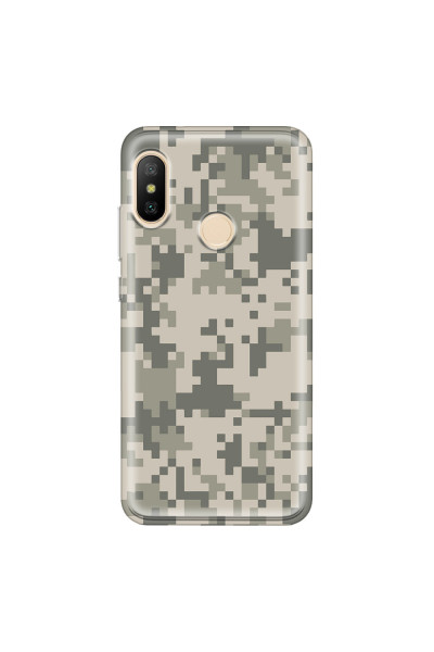 XIAOMI - Mi A2 Lite - Soft Clear Case - Digital Camouflage