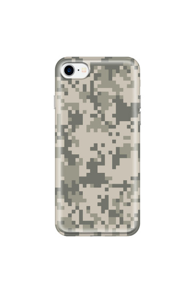 APPLE - iPhone 7 - Soft Clear Case - Digital Camouflage