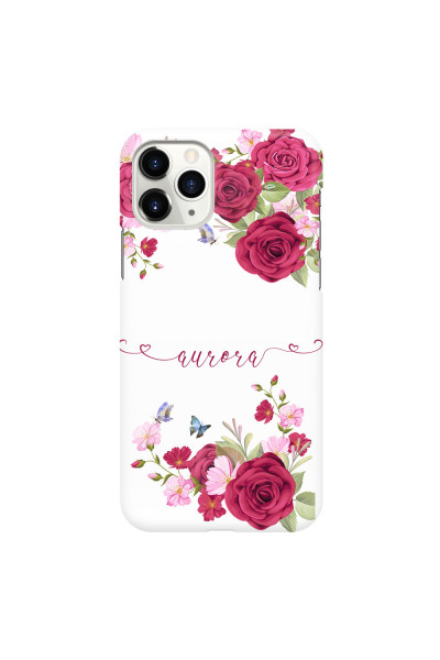 APPLE - iPhone 11 Pro - 3D Snap Case - Rose Garden with Monogram