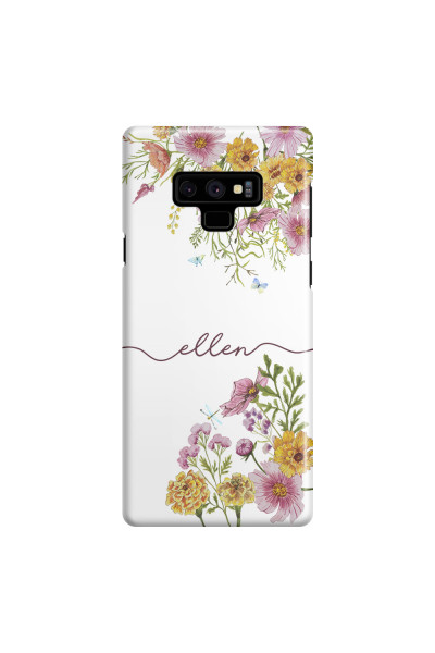 SAMSUNG - Galaxy Note 9 - 3D Snap Case - Meadow Garden with Monogram