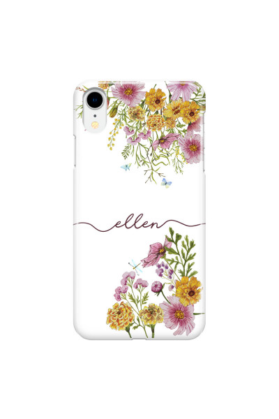 APPLE - iPhone XR - 3D Snap Case - Meadow Garden with Monogram
