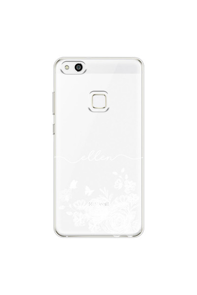 HUAWEI - P10 Lite - Soft Clear Case - Handwritten White Lace