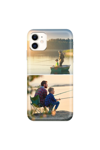 APPLE - iPhone 11 - Soft Clear Case - Collage of 2