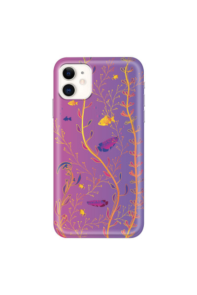 APPLE - iPhone 11 - Soft Clear Case - Gradient Underwater World