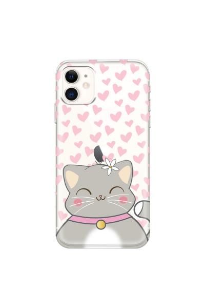 APPLE - iPhone 11 - Soft Clear Case - Kitty