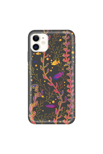 APPLE - iPhone 11 - Soft Clear Case - Midnight Aquarium