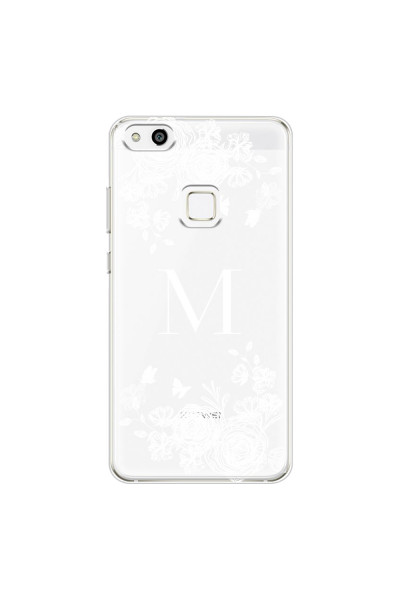 HUAWEI - P10 Lite - Soft Clear Case - White Lace Monogram
