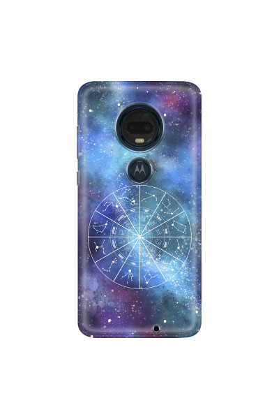 MOTOROLA by LENOVO - Moto G7 Plus - Soft Clear Case - Zodiac Constelations