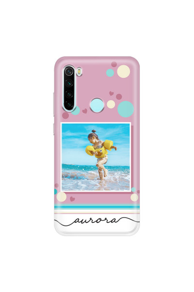 XIAOMI - Redmi Note 8 - Soft Clear Case - Cute Dots Photo Case