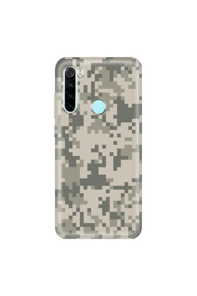 XIAOMI - Redmi Note 8 - Soft Clear Case - Digital Camouflage