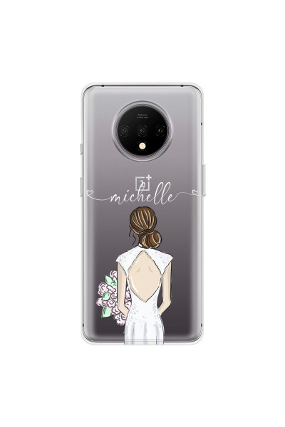 ONEPLUS - OnePlus 7T - Soft Clear Case - Bride To Be Brunette II.