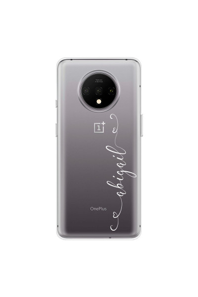 ONEPLUS - OnePlus 7T - Soft Clear Case - Little Hearts Handwritten