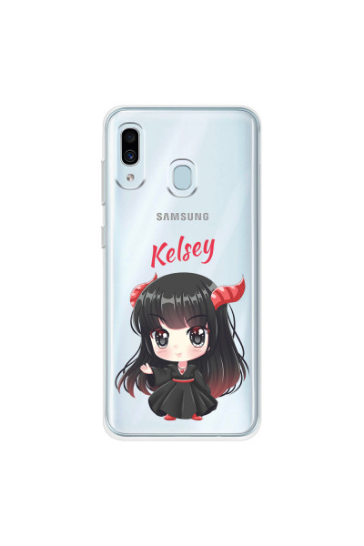 SAMSUNG - Galaxy A20 / A30 - Soft Clear Case - Chibi Kelsey