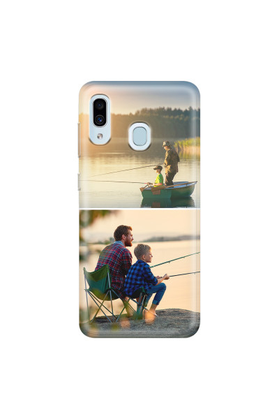 SAMSUNG - Galaxy A20 / A30 - Soft Clear Case - Collage of 2