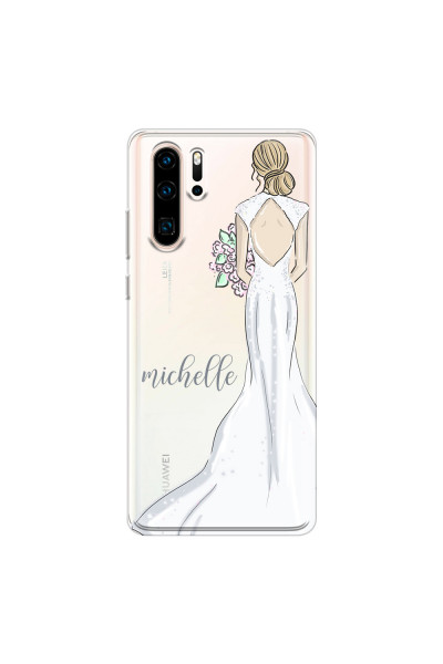 HUAWEI - P30 Pro - Soft Clear Case - Bride To Be Blonde Dark