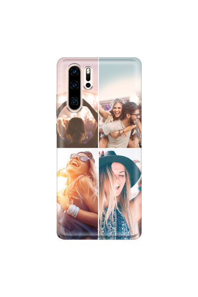 HUAWEI - P30 Pro - Soft Clear Case - Collage of 4