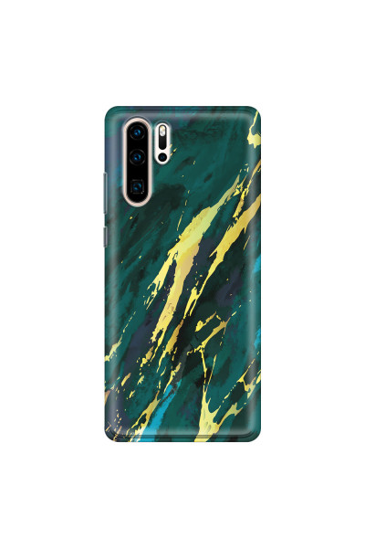 HUAWEI - P30 Pro - Soft Clear Case - Marble Emerald Green