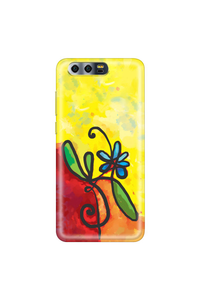 HONOR - Honor 9 - Soft Clear Case - Flower in Picasso Style