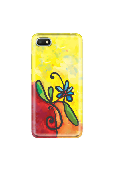 XIAOMI - Redmi 6A - Soft Clear Case - Flower in Picasso Style