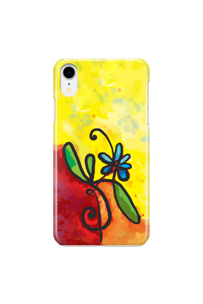 APPLE - iPhone XR - 3D Snap Case - Flower in Picasso Style