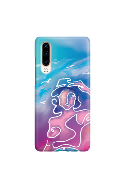 HUAWEI - P30 - 3D Snap Case - Lady With Seagulls