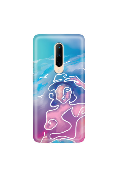 ONEPLUS - OnePlus 7 Pro - Soft Clear Case - Lady With Seagulls