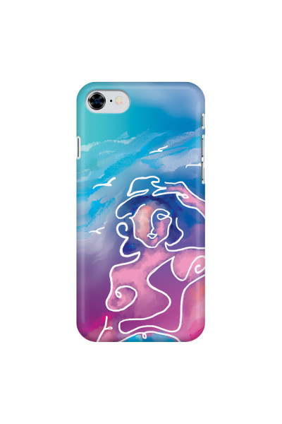 APPLE - iPhone 8 - 3D Snap Case - Lady With Seagulls